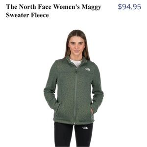 North face zip up fleece